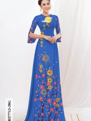 1607149847 vai ao dai hoa dao mac tet (9)